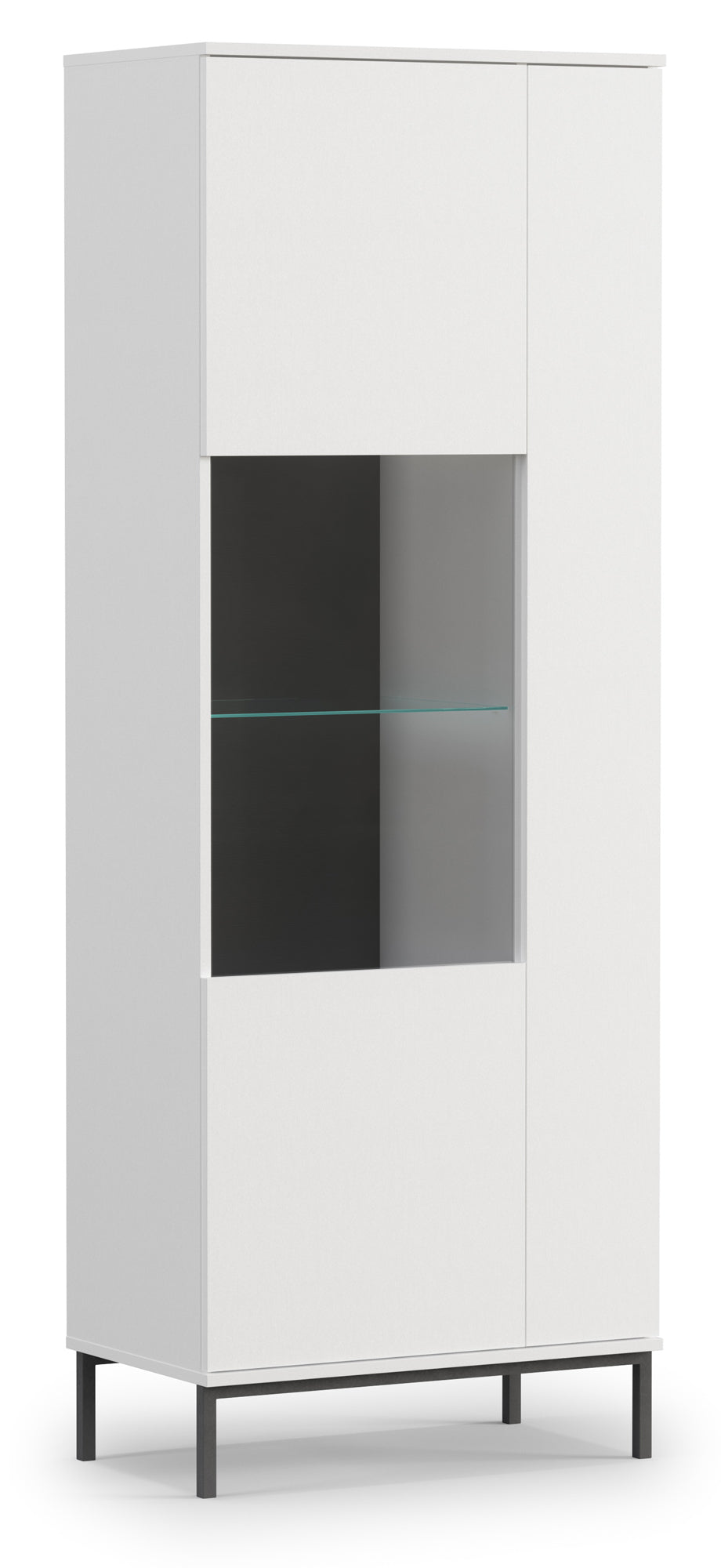 Vitīnas skapis Polka 190/70/41 cm balts