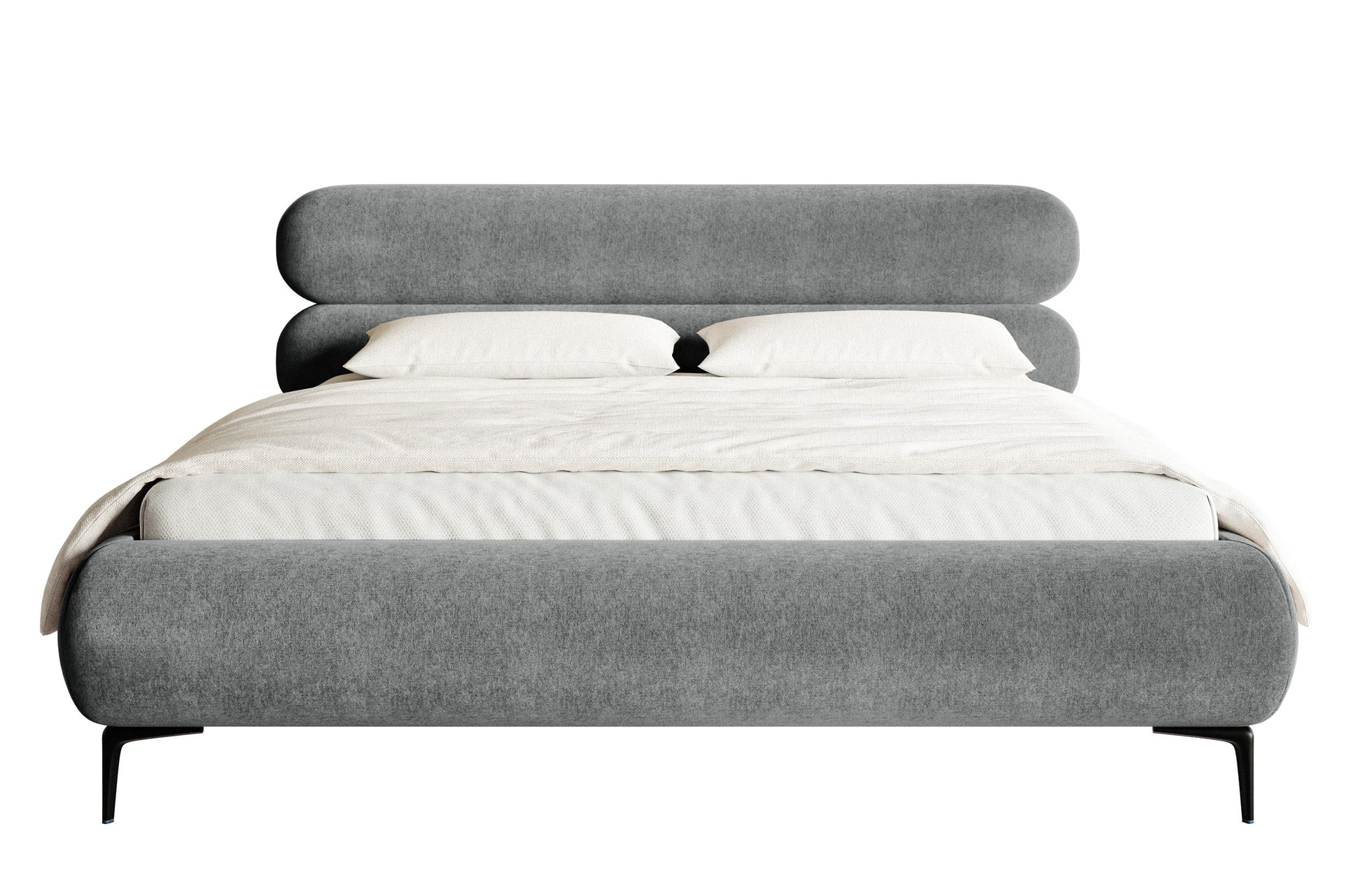 Gulta  Loure 140/160/180x200 cm Amon 11/melns kājas - N1 Home