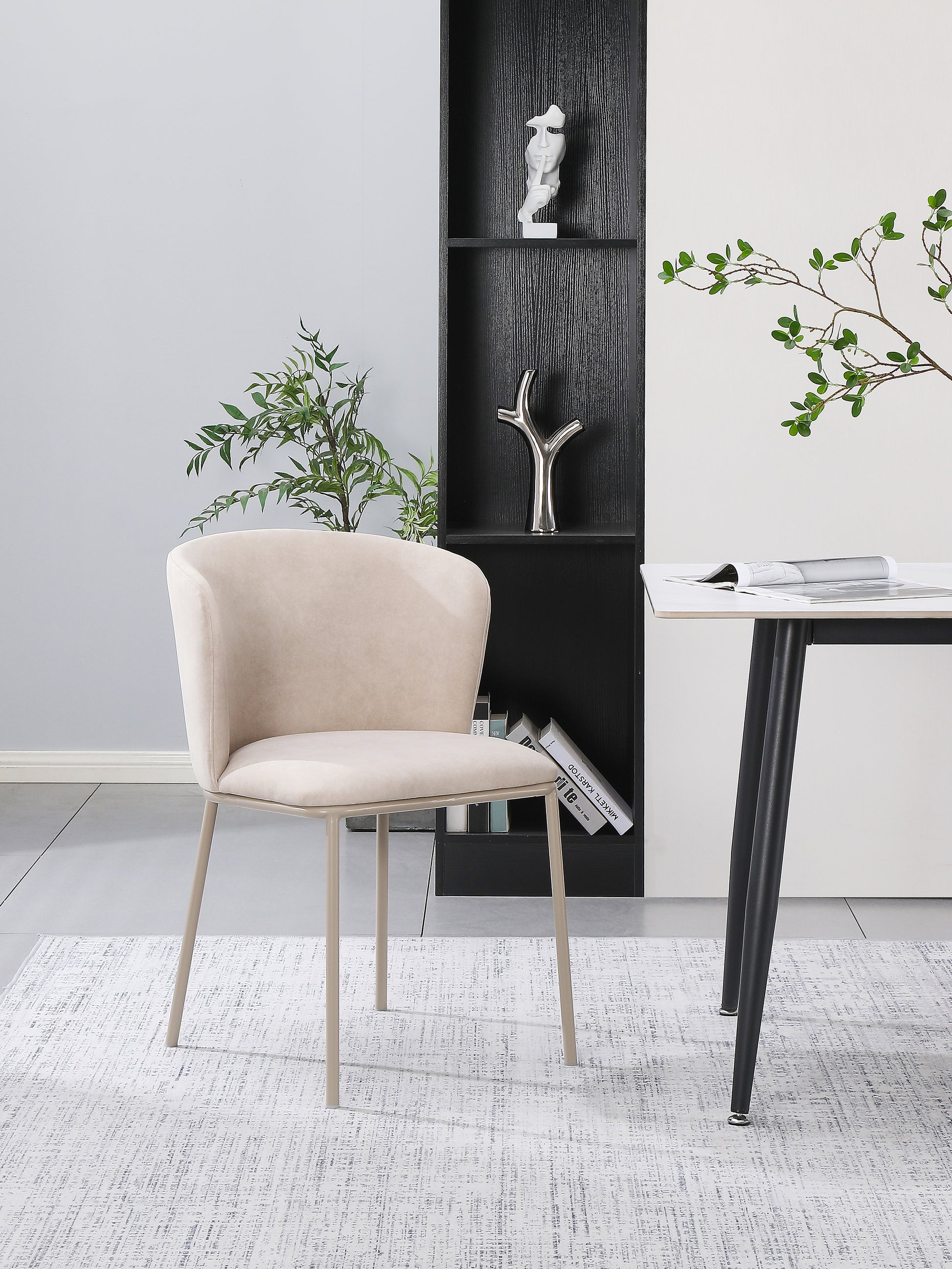 Krēsls Carb 79/54/56 cm bēšs - N1 Home