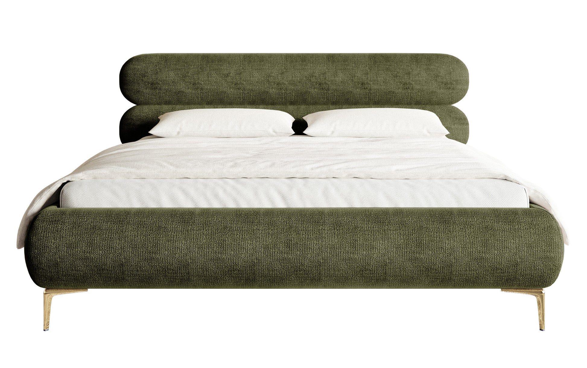 Gulta ar glabātuvi Loure 140/160/180x200 cm Perfect Harmony 39/zelts kājas - N1 Home