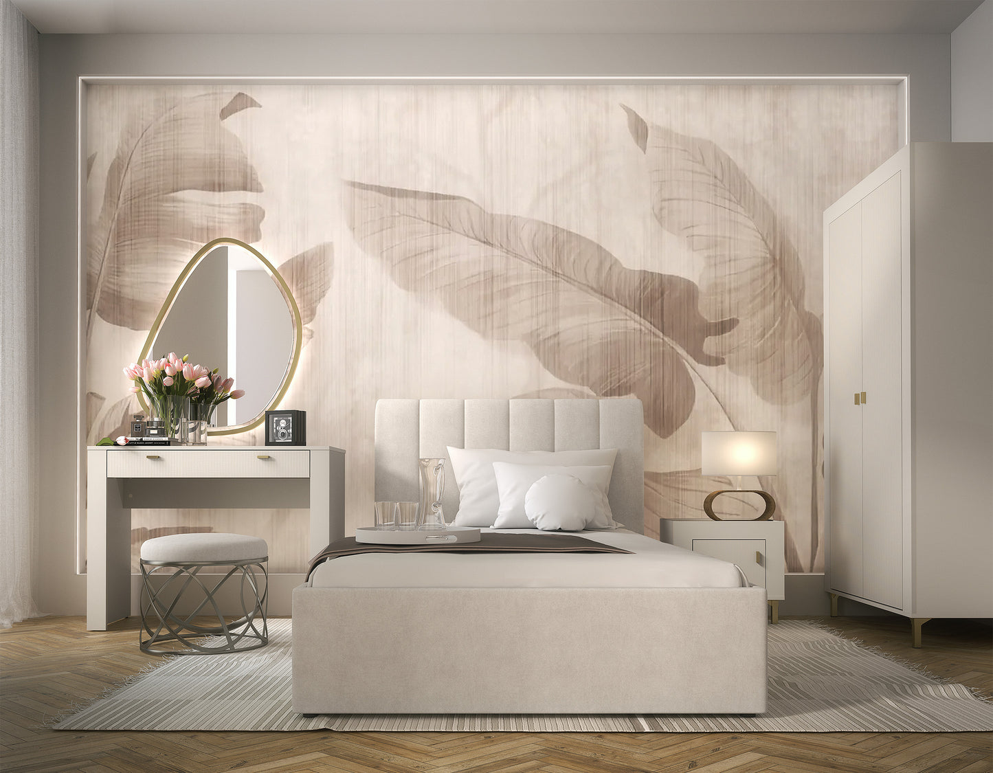 NOMILLA Divu durvju skapis 94 cm kašmira / viskija ozols - N1 Home