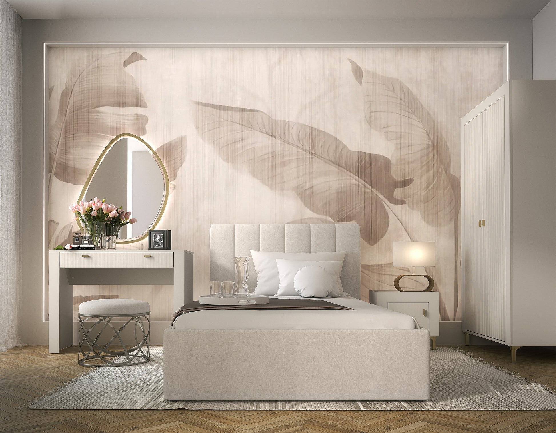 NOMILLA Divu durvju skapis 94 cm kašmira / viskija ozols - N1 Home