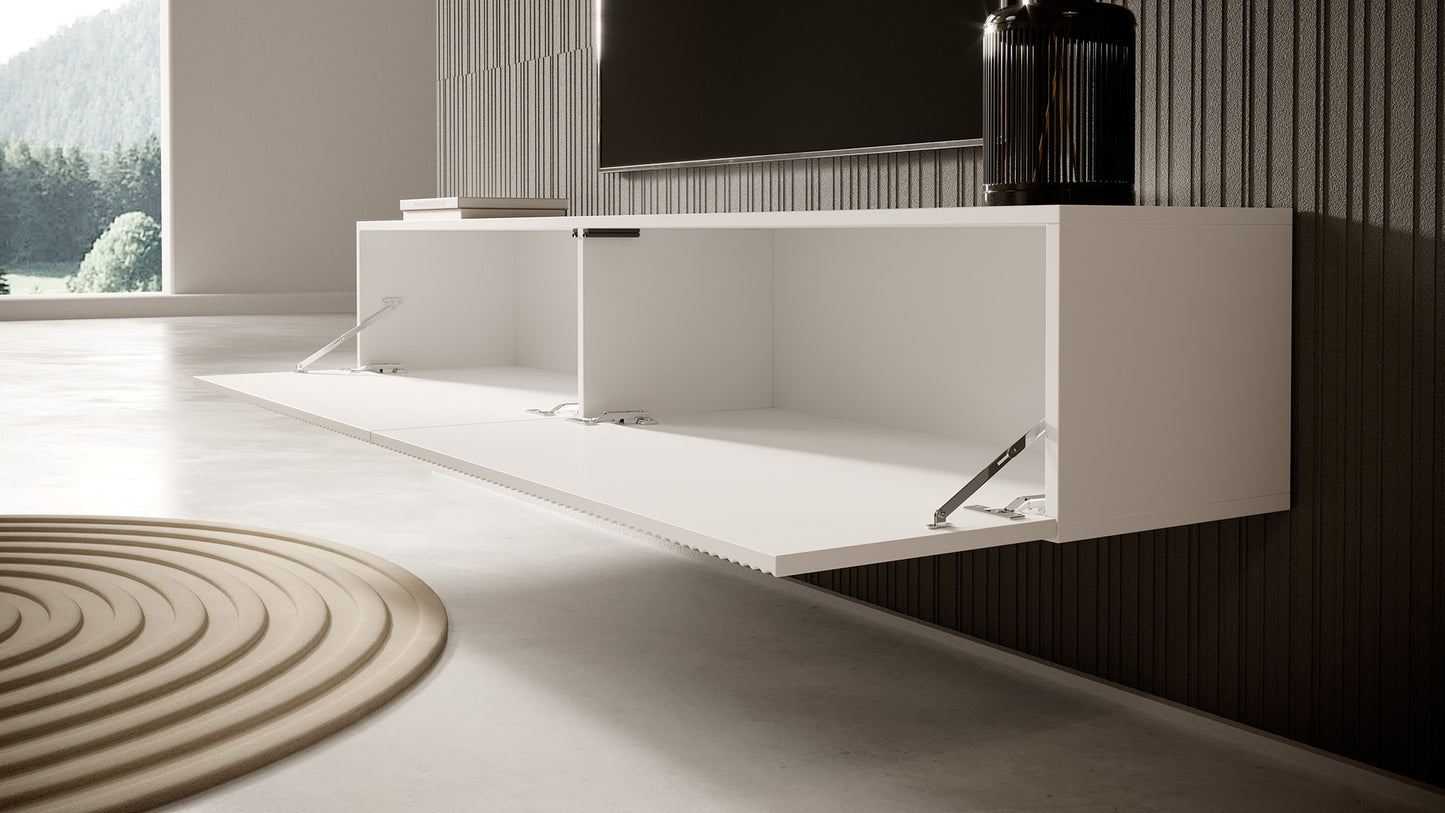 TV skapis Velda 175/28/31 cm balts