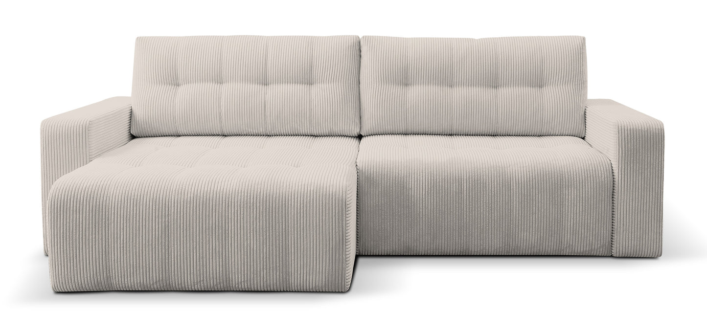 Dīvāns Mailes 86/245/143 cm Poso 100 - N1 Home