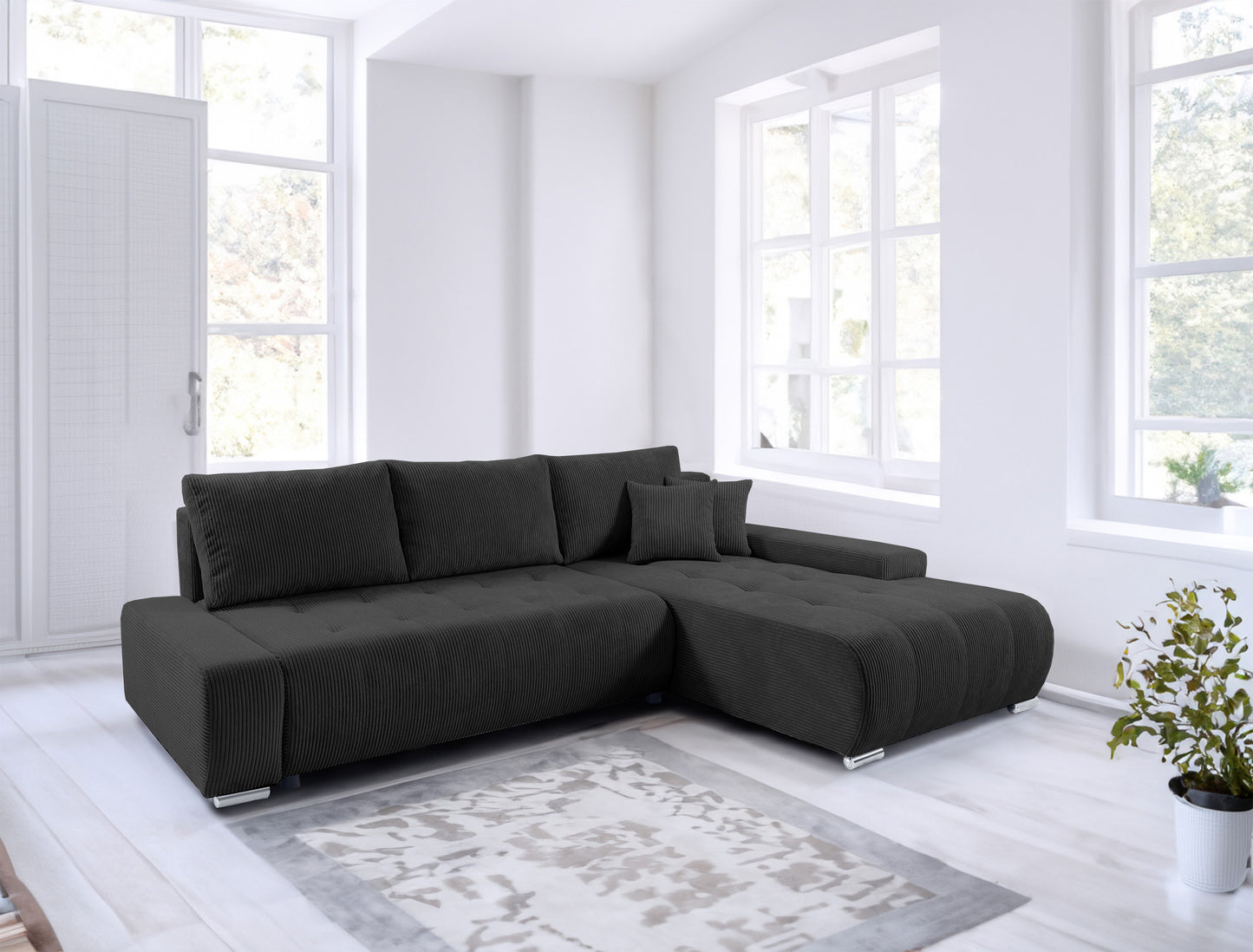 Dīvāns Magli 85/265/185 cm Poso 135