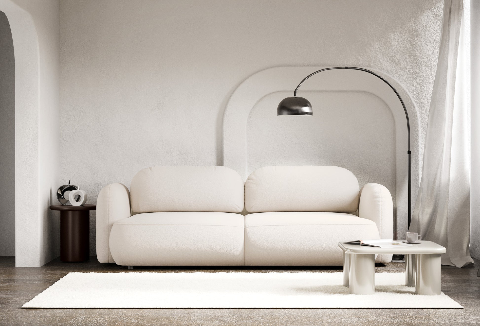 Dīvāns Tvors 82/253/110 cm Flow 08 - N1 Home