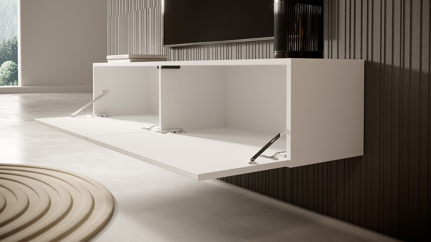 TV skapis Velda 140/28/31 cm balts