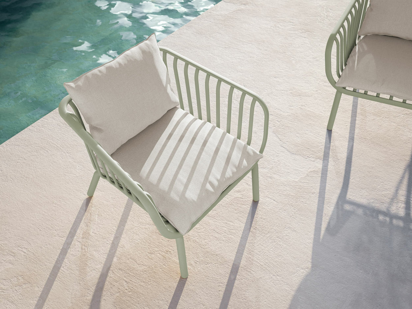 Dārza mēbeļu komplekts Bari olīves - N1 Home