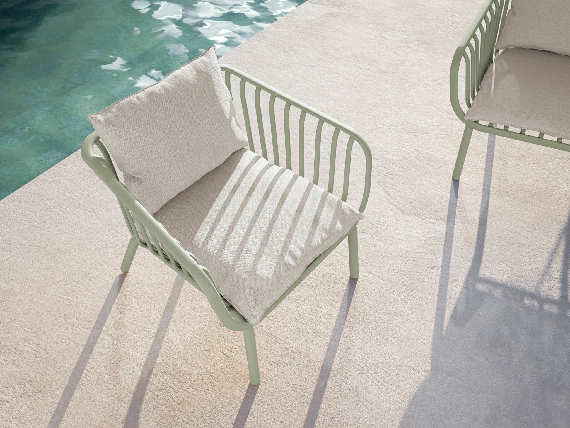 Dārza mēbeļu komplekts Bari olīves - N1 Home