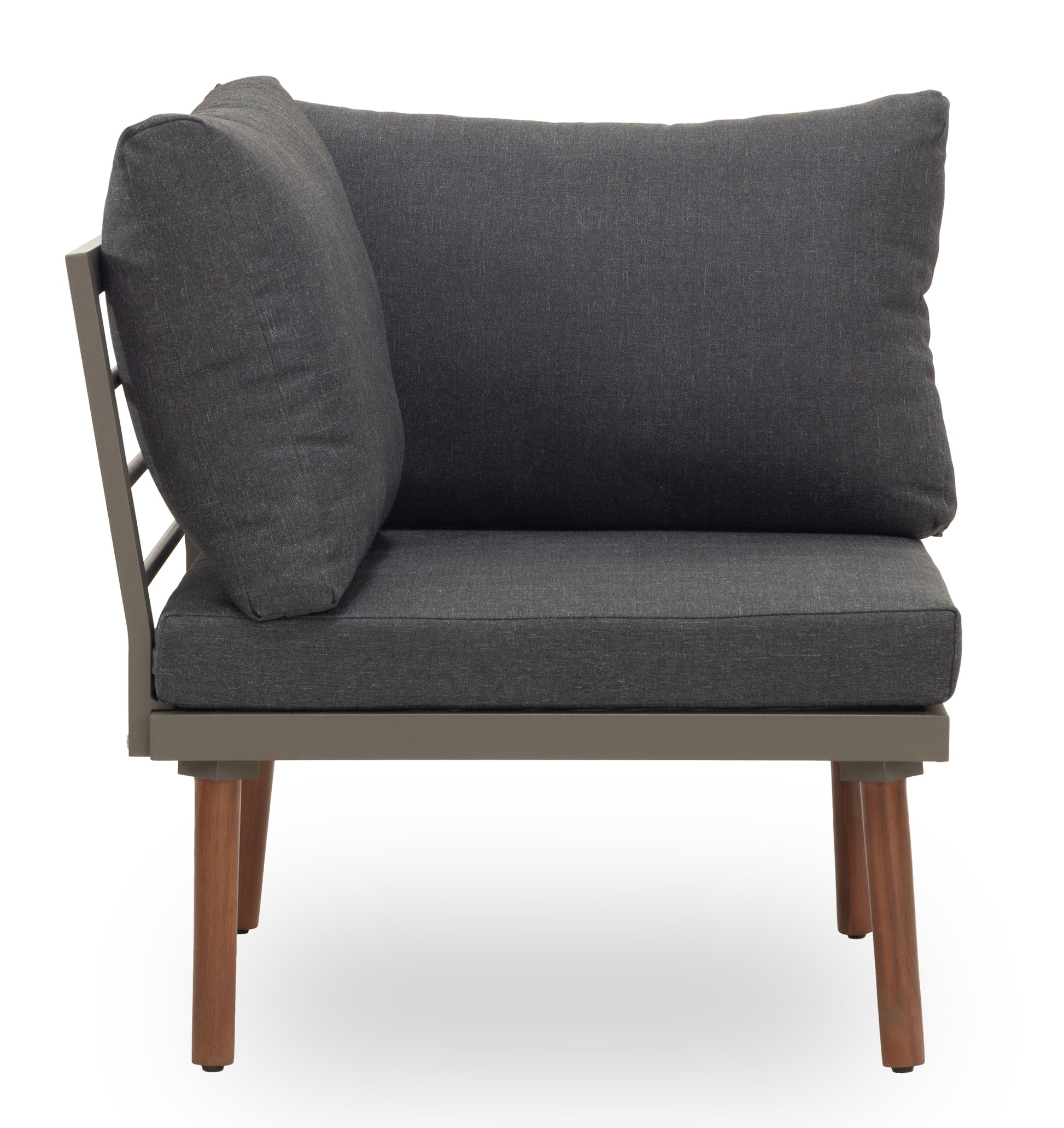 Dārza mēbeļu komplekts Bano tumši pelēks - N1 Home