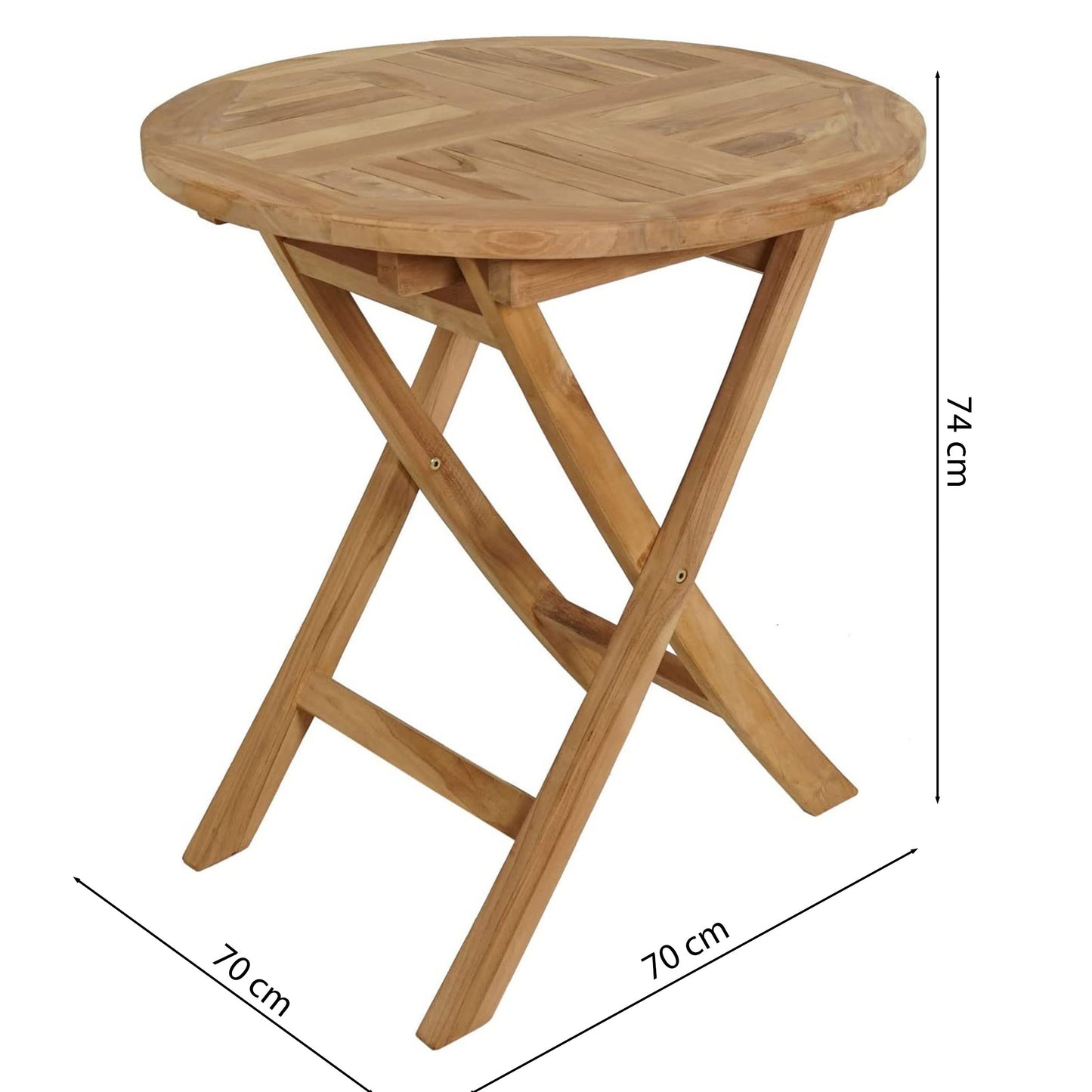 Galds Matie 74/70 cm tīkkoks - N1 Home