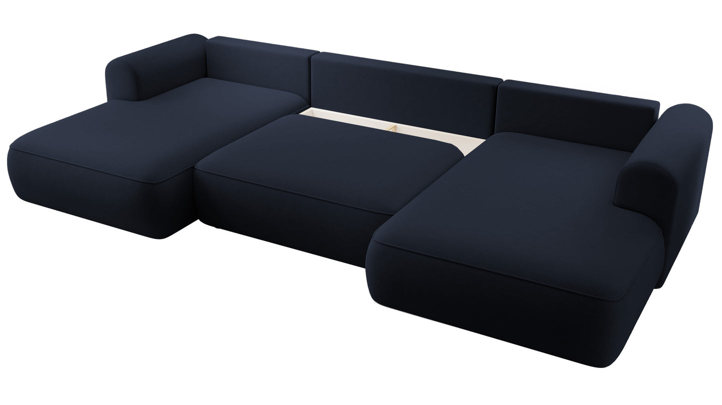 Dīvāns Ovors U 380/95/167 cm Castel 79 - N1 Home