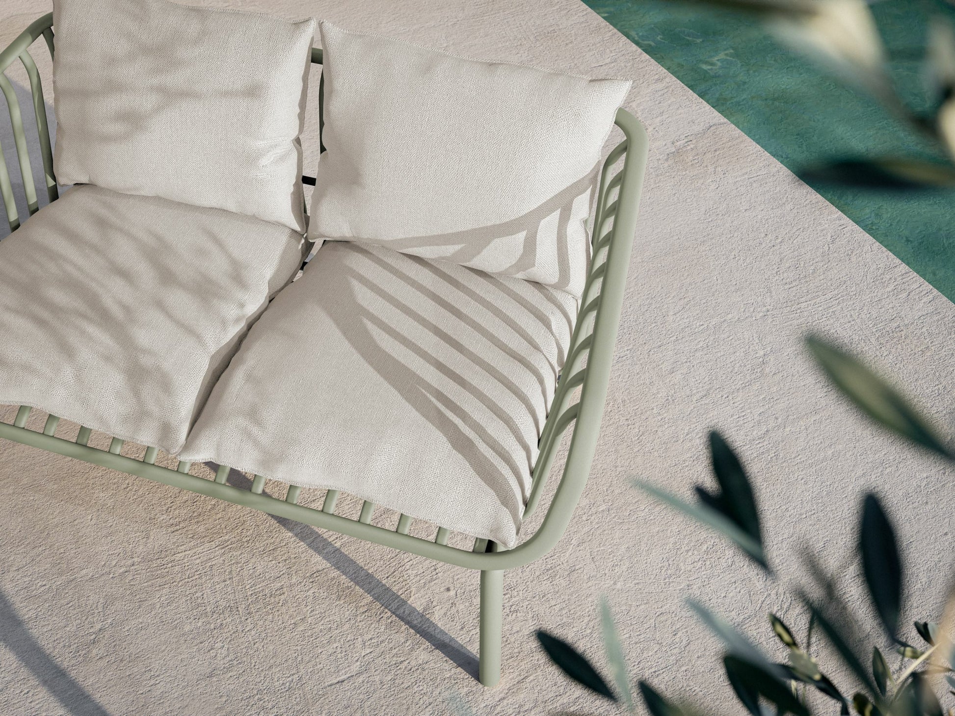 Dārza mēbeļu komplekts Bari olīves - N1 Home