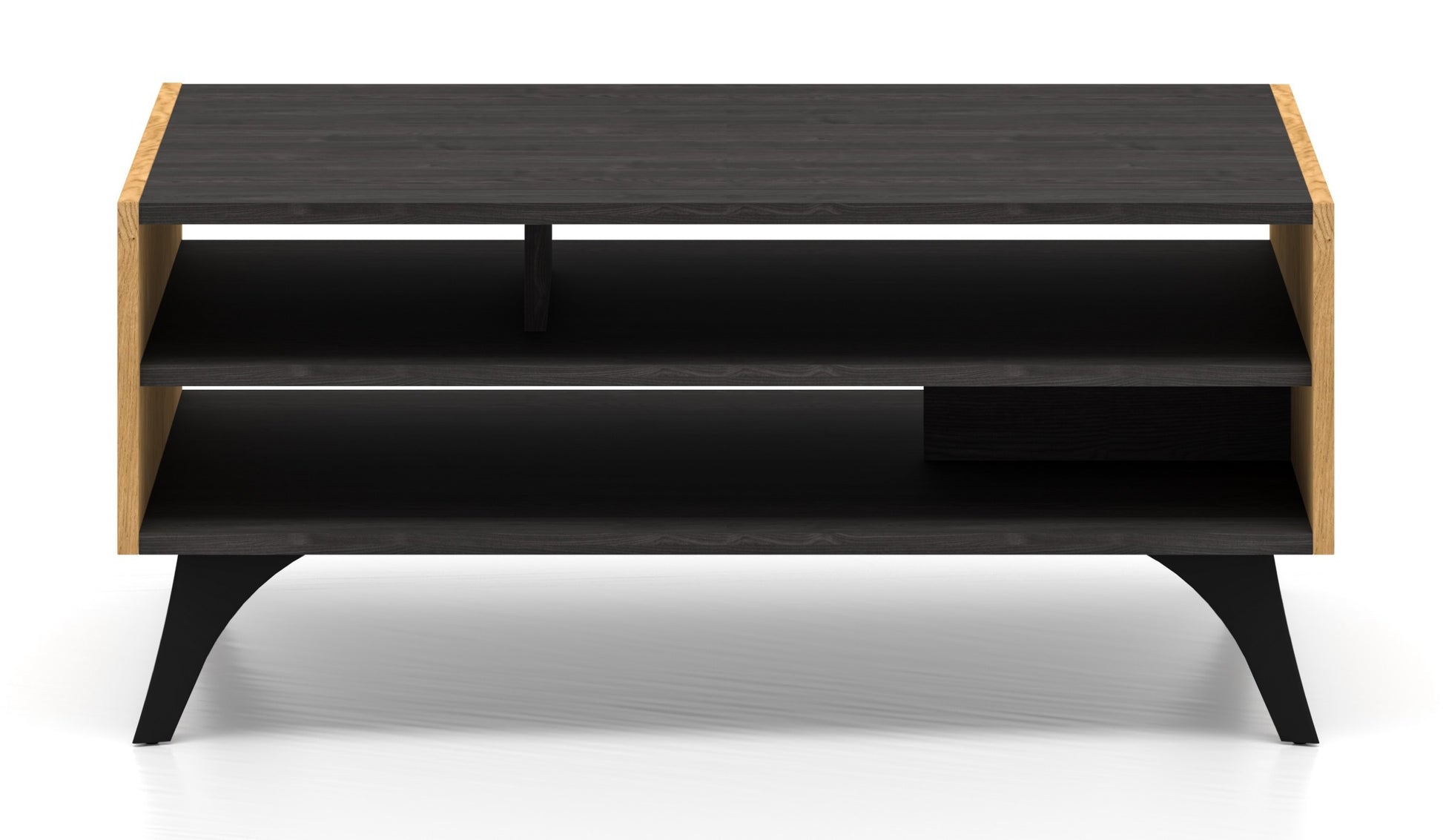 Kafijas galds Toskana 90/40/60 cm ozols/melns - N1 Home