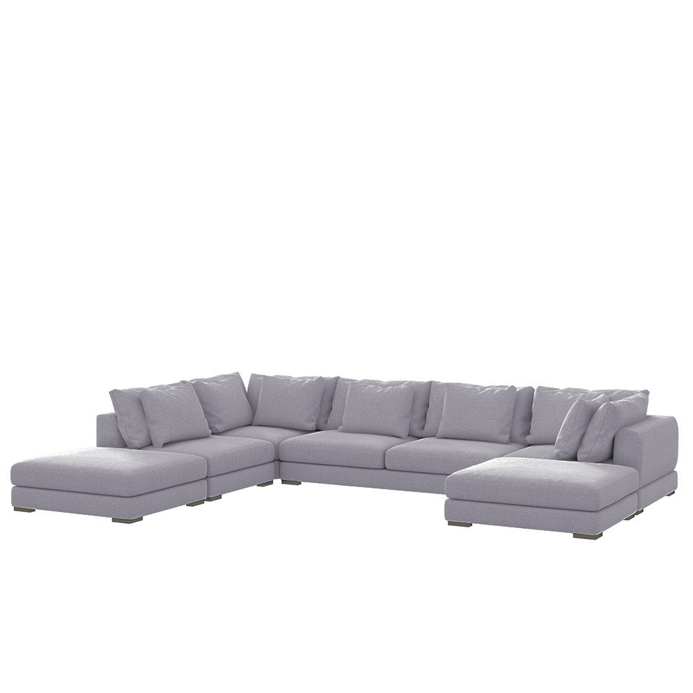 Dīvāna Milia U 87/429/307 cm Storm 90 - N1 Home