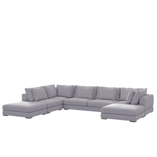 Dīvāna Milia U 87/429/307 cm Storm 90 - N1 Home