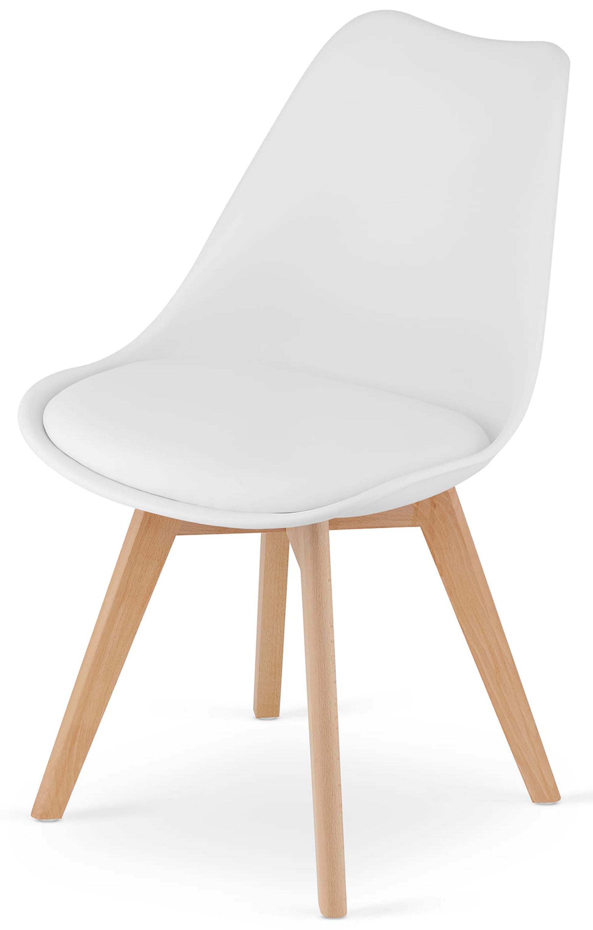 CINES Balts plastmasas krēsls - N1 Home