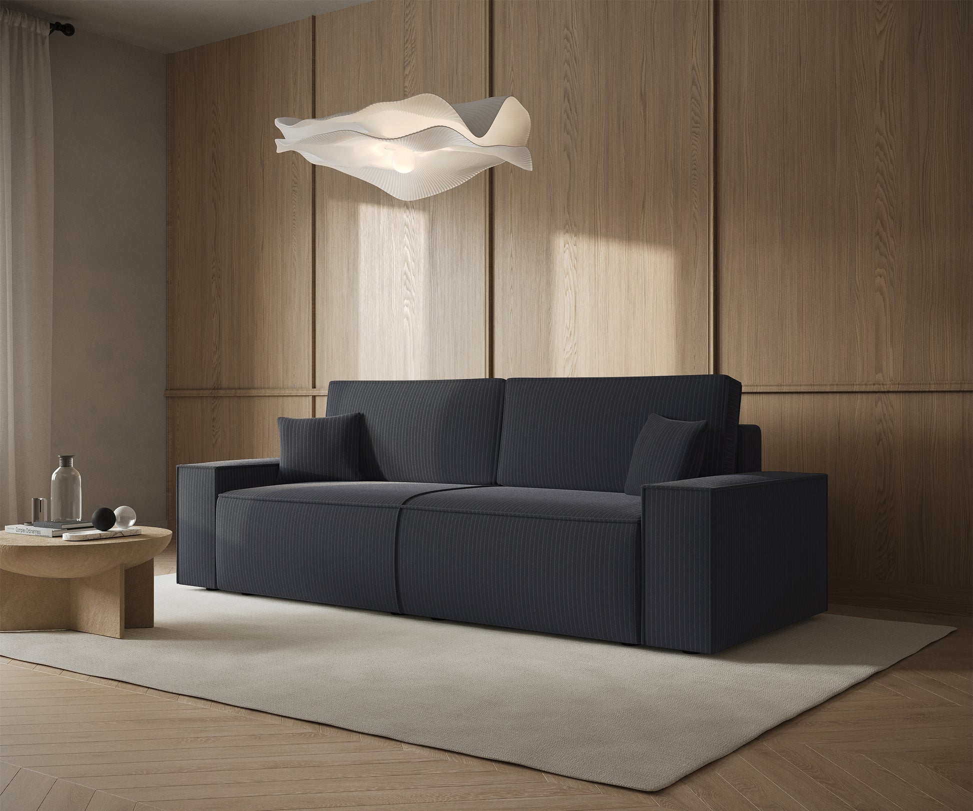 Dīvāns Fireza 275/102/85 cm Perla 35 - N1 Home