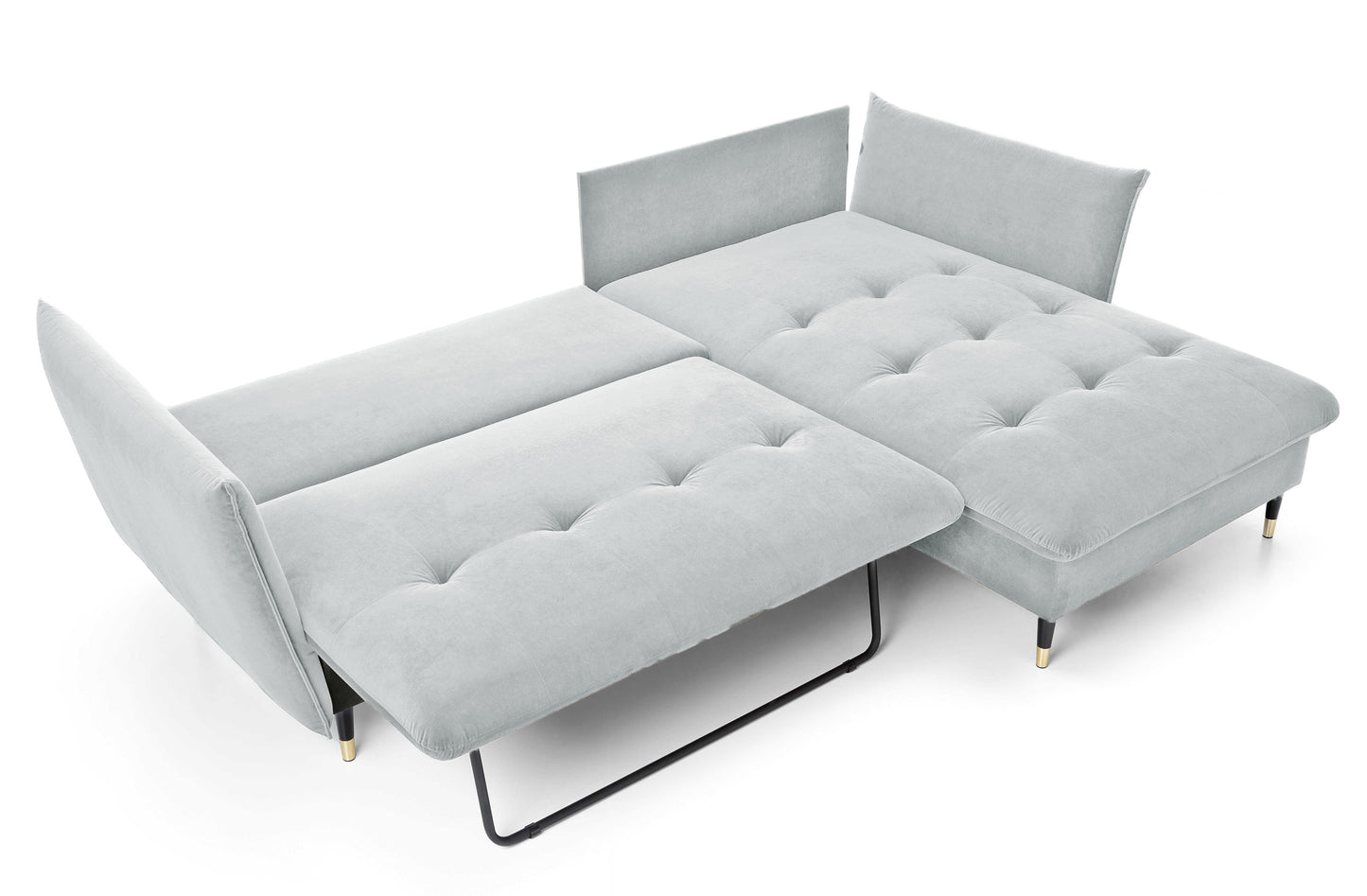 Dīvāns Bazlam 91/258/167 cm Matt Velvet 83 - N1 Home