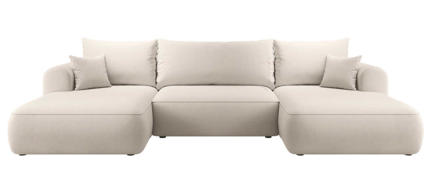 Dīvāns Ovors U 380/95/167 cm Castel 04 - N1 Home