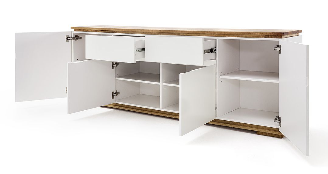 Kumode Brido 182/81/40 cm balts - N1 Home