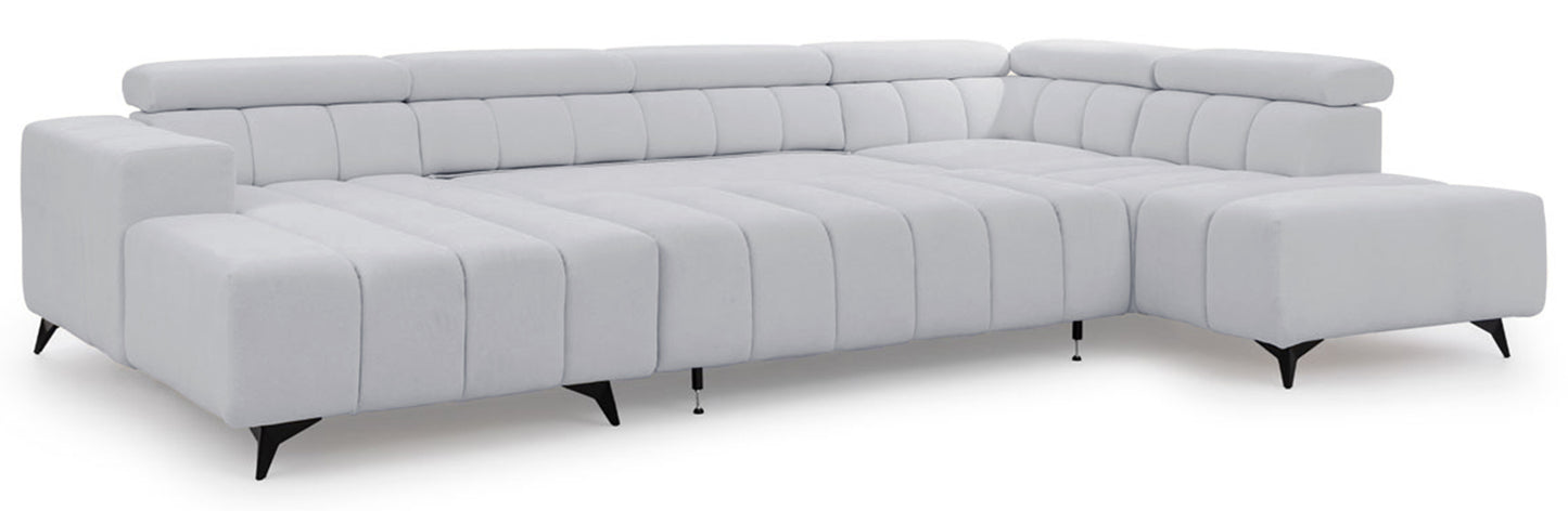 Dīvāns Roggus U 79/356/234 cm Sicuro 65 - N1 Home