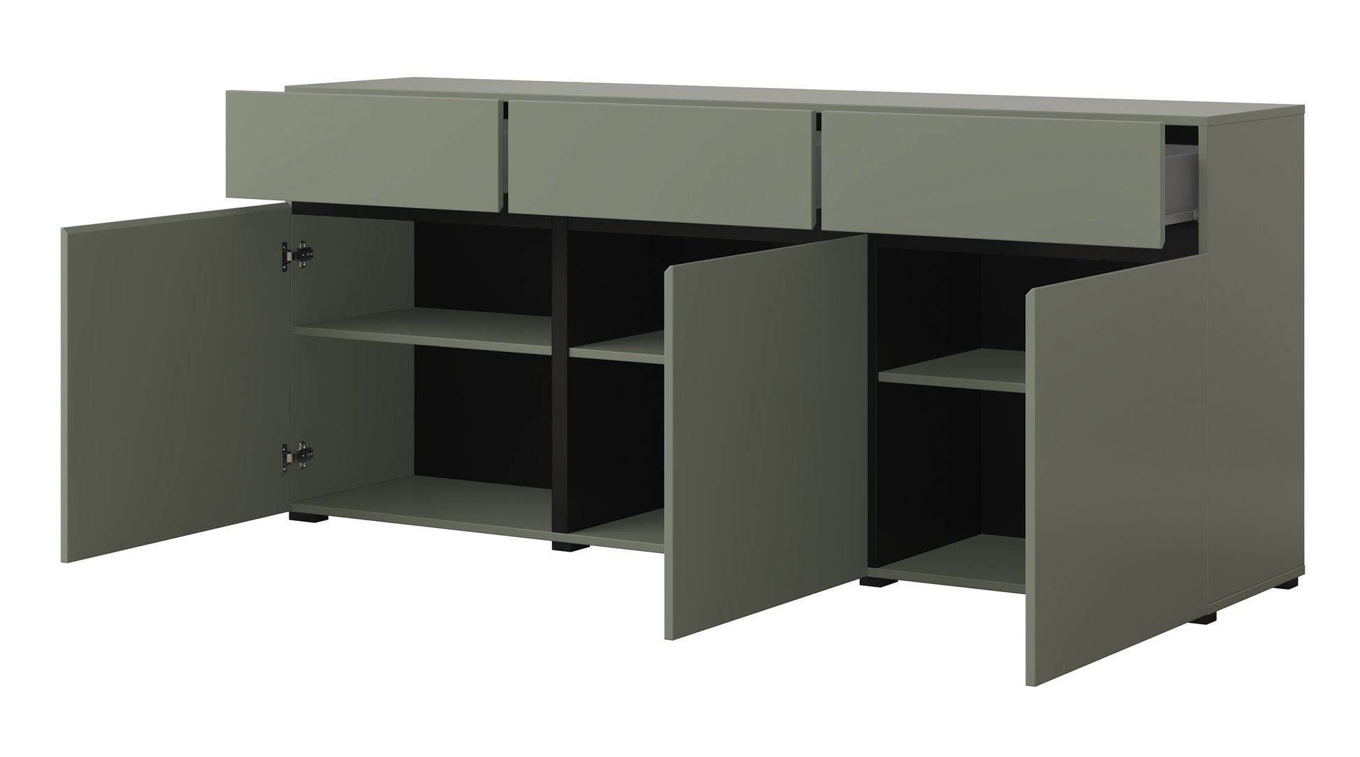 Kumode Kruzat 180/78/40 cm zaļs - N1 Home