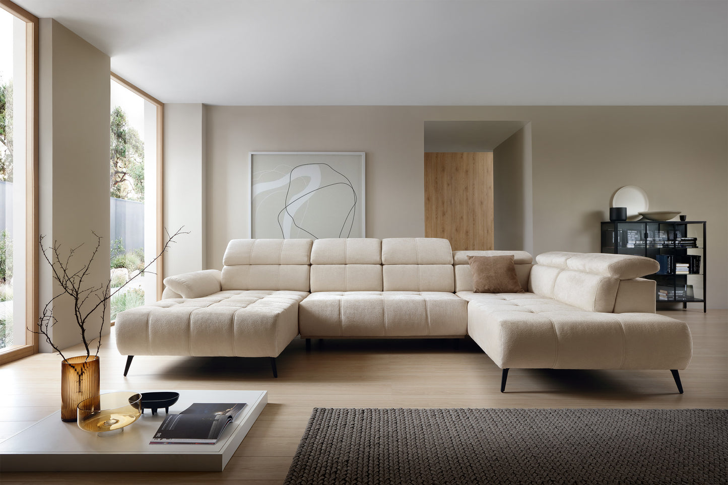 Dīvāns Matio U 98/375/208 cm Aphrodite 02