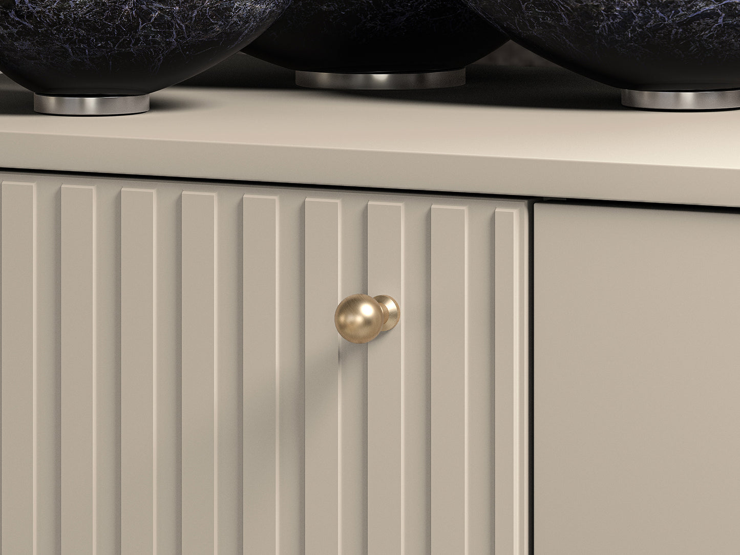 TV skapis Galeto 53/160/40 cm bēšš - N1 Home