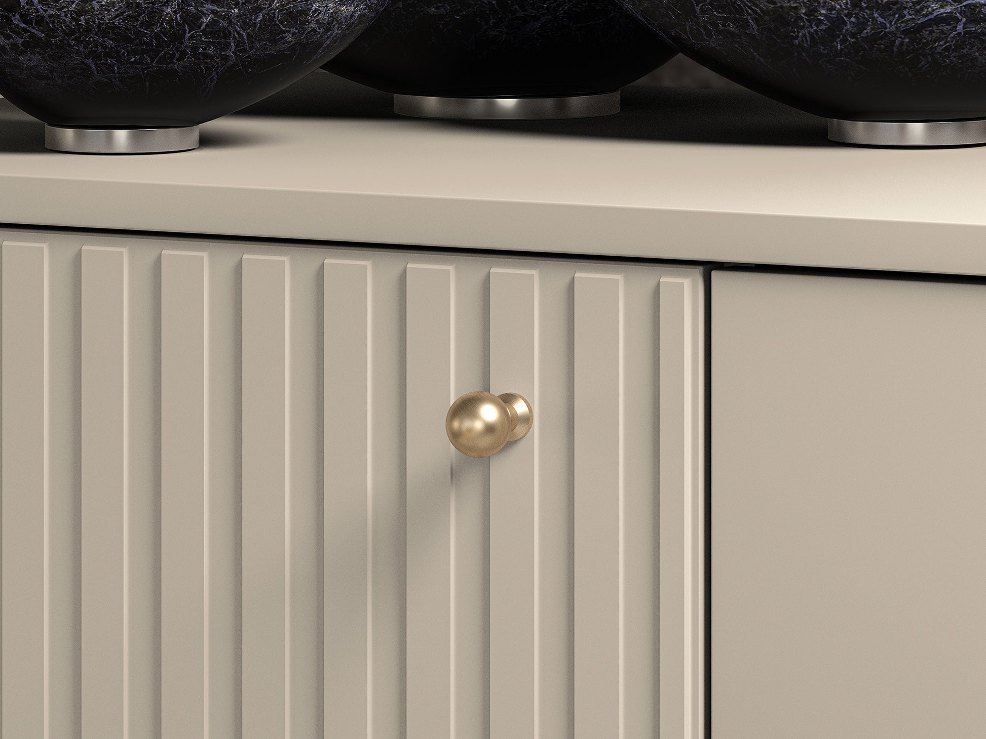 TV skapis Galeto 53/160/40 cm bēšš - N1 Home