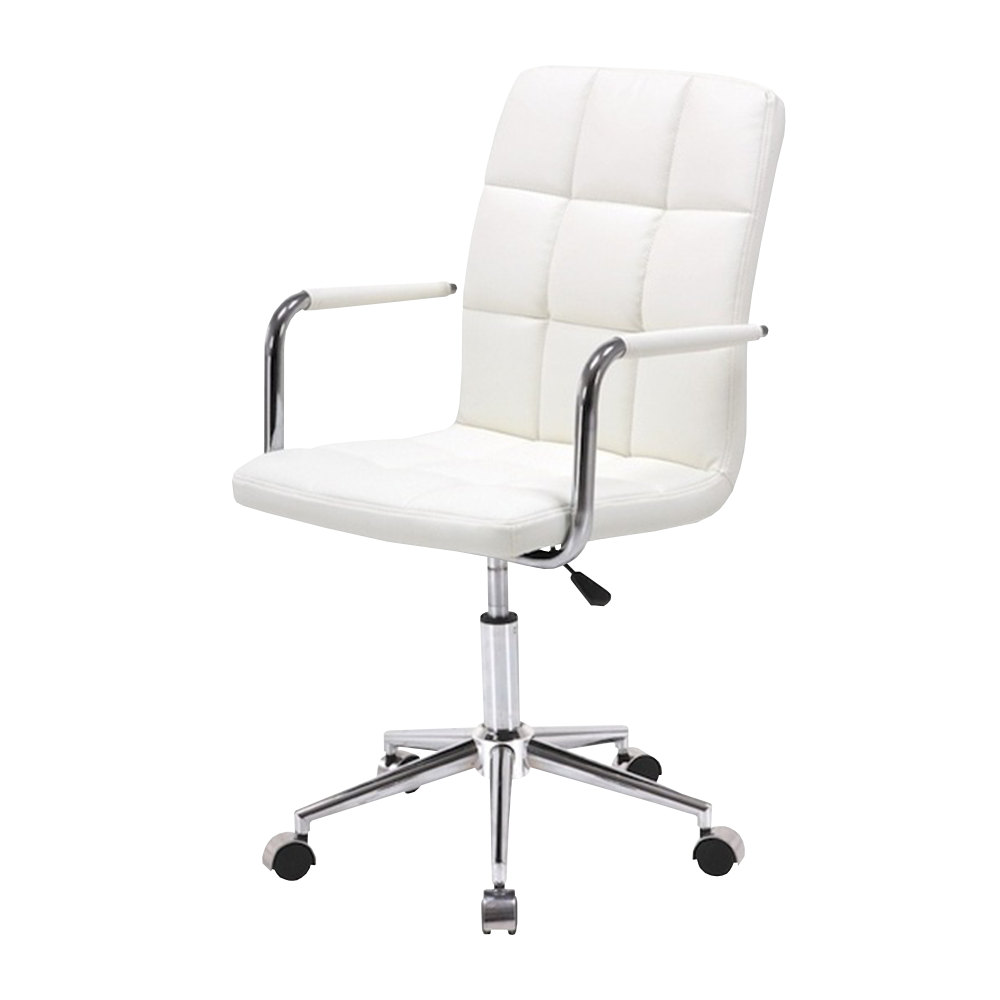 Krēsls Fils eko āda 87/51/40 cm balts - N1 Home