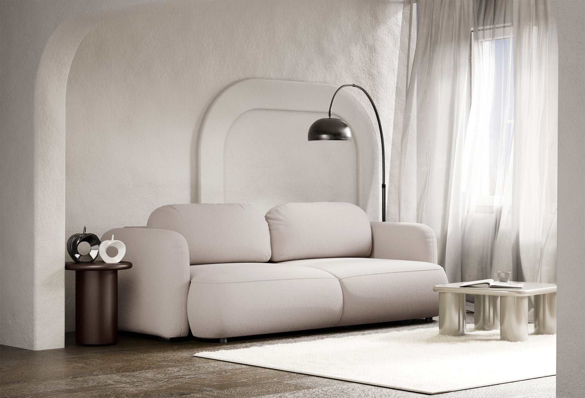 Dīvāns Tvors 82/253/110 cm Flow 05 - N1 Home