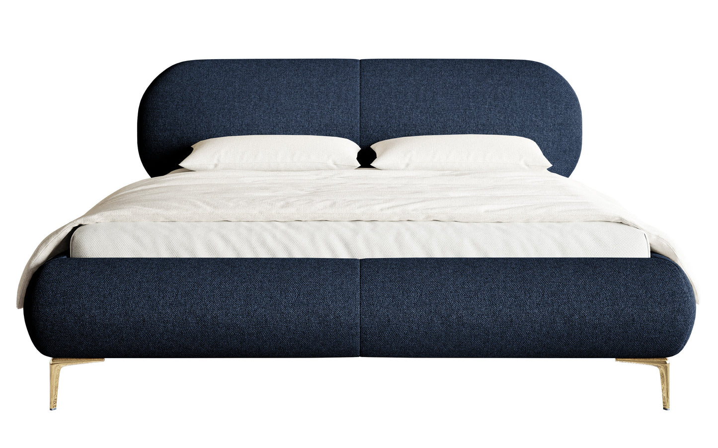 Gulta Valeo 140/160/180x 200 cm Toronto 10 (Lech), zelta kājas - N1 Home