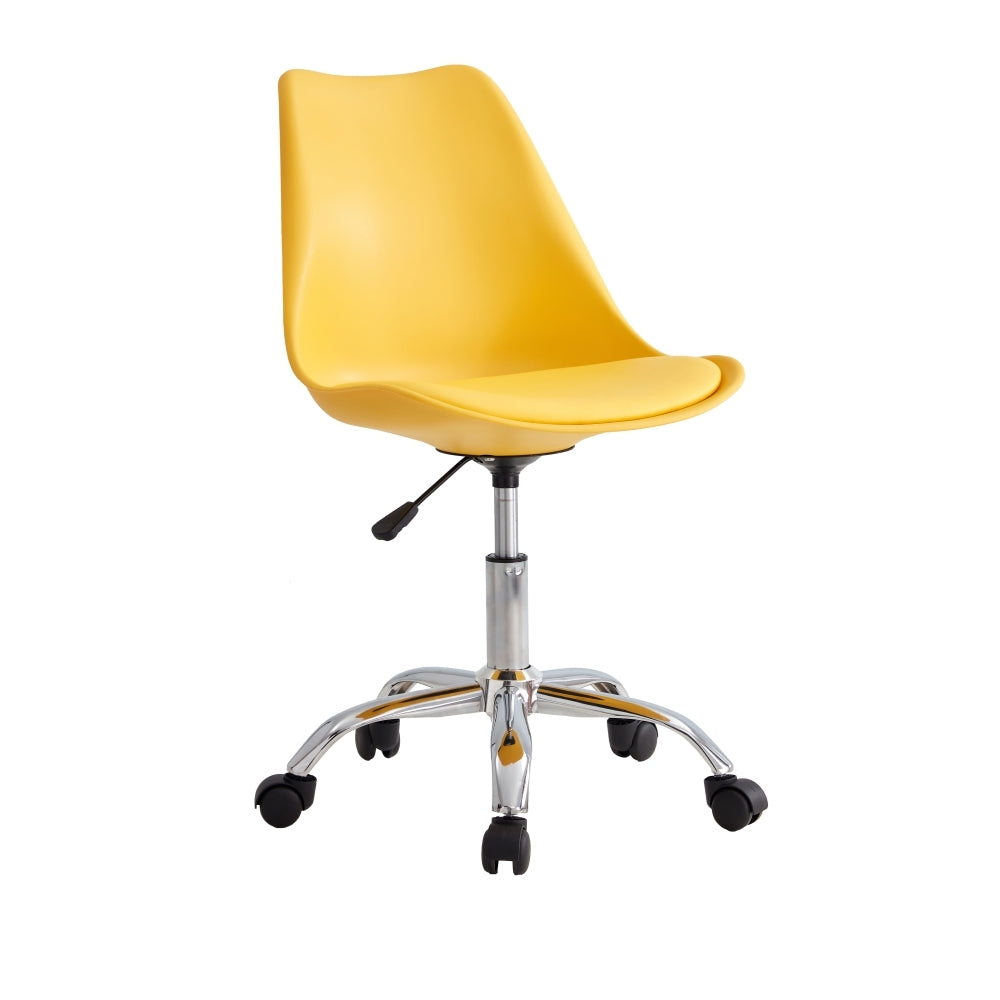 Krēsls Nyk 79,5/48,5/42,5 cm dzelts - N1 Home