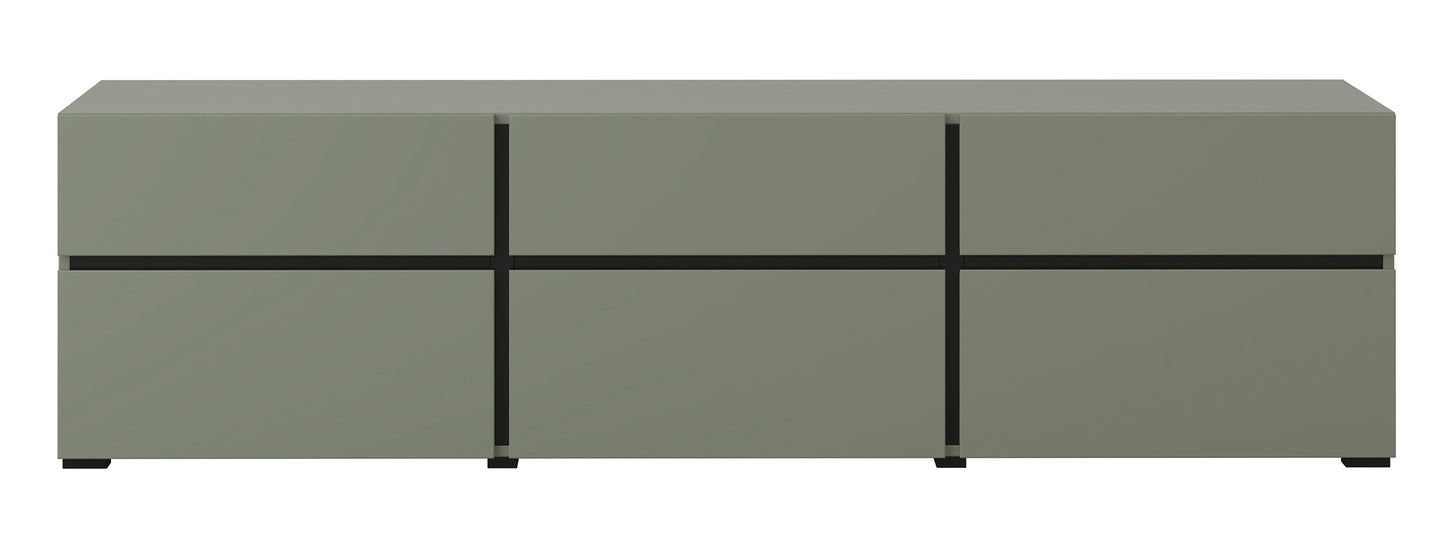 Kumode Kruzat 180/48/40 cm zaļs - N1 Home