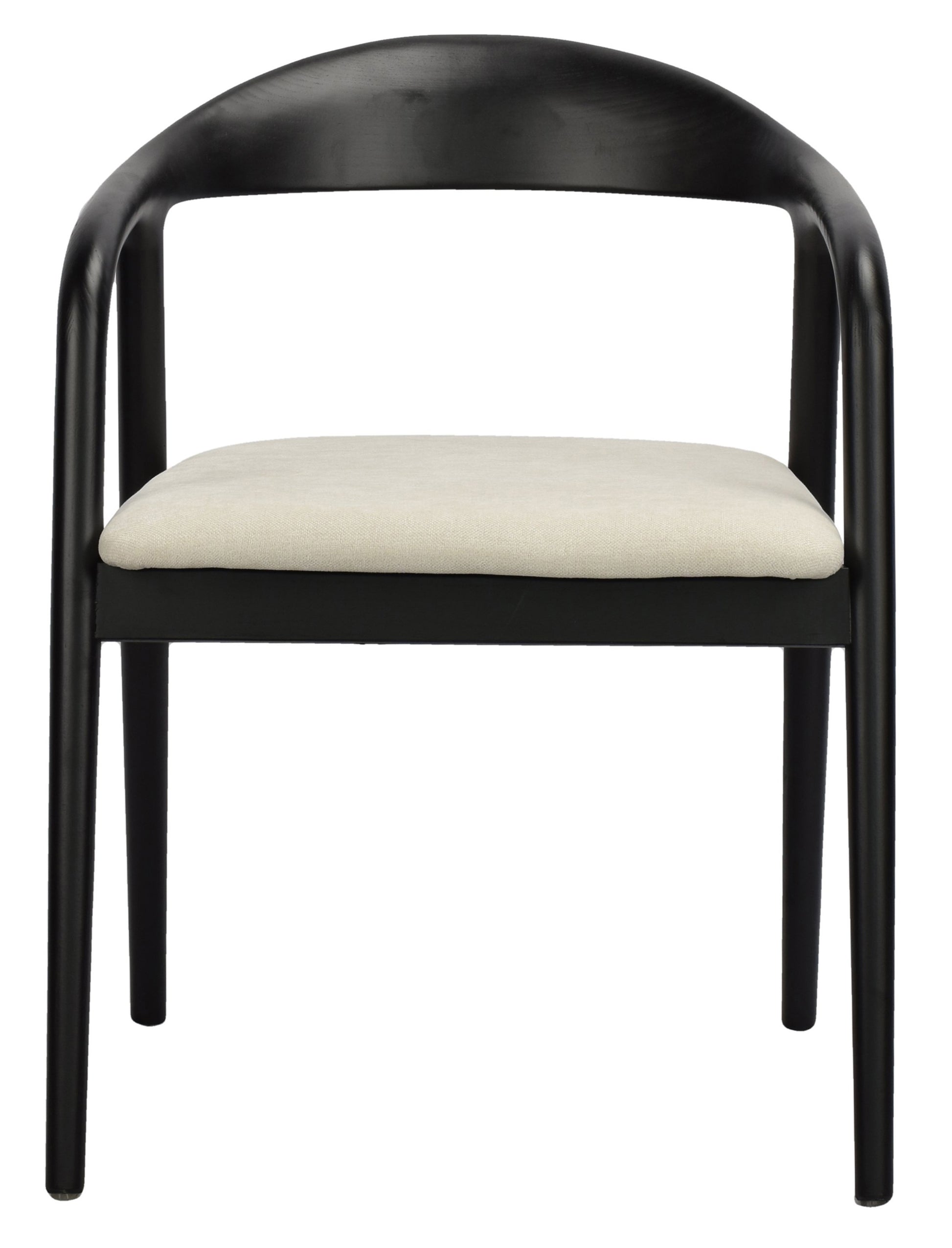 Krēsls Insi 73/56/56 cm melns/krēms - N1 Home