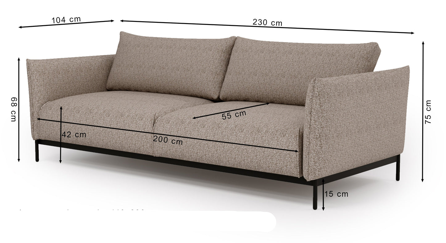 Dīvāns Solia 230/104/75 cm Impress me 19 - N1 Home
