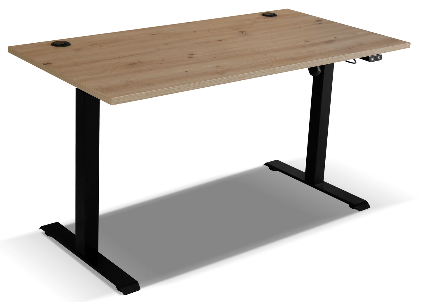 Biroja galds Stun  73-121/138/67 cm ozols - N1 Home