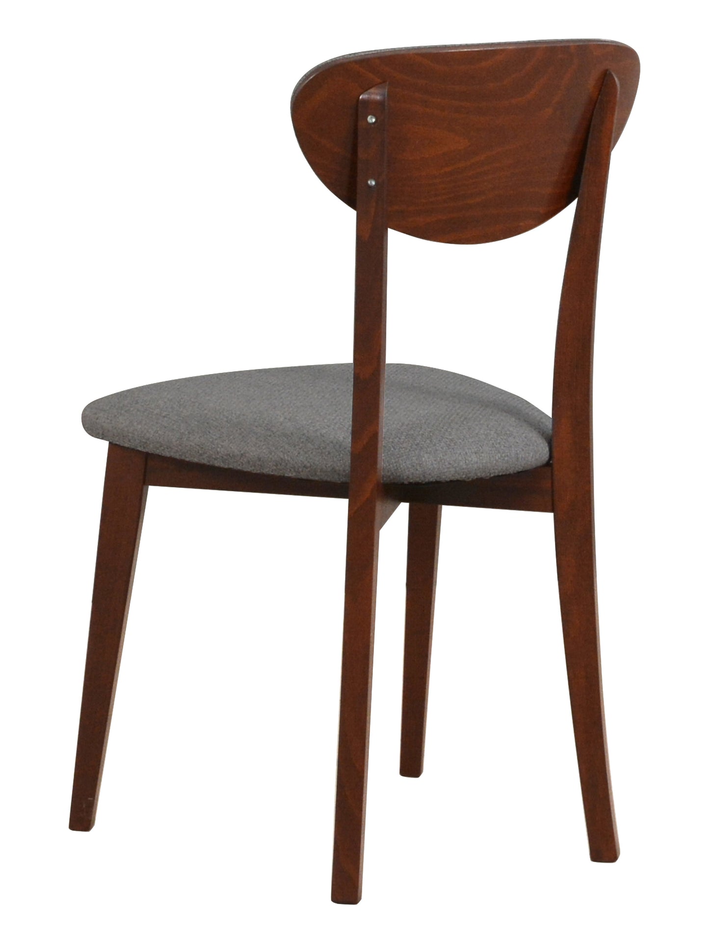 Krēsls Berisa 47/86/44 cm pelēks/rieksts