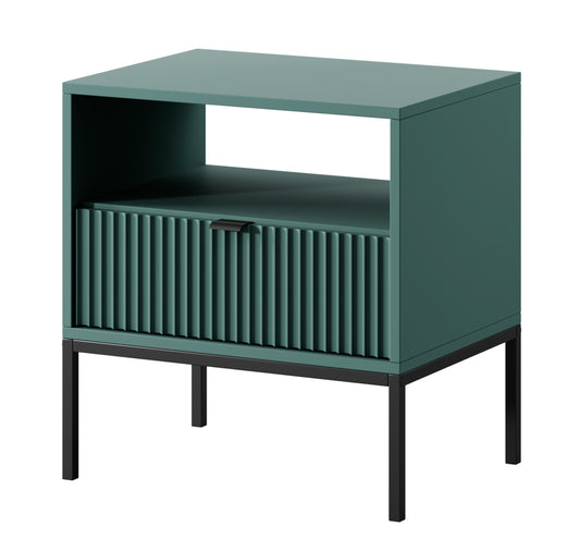 Naktsskapītis NV 54x39x56 cm olīves/melns