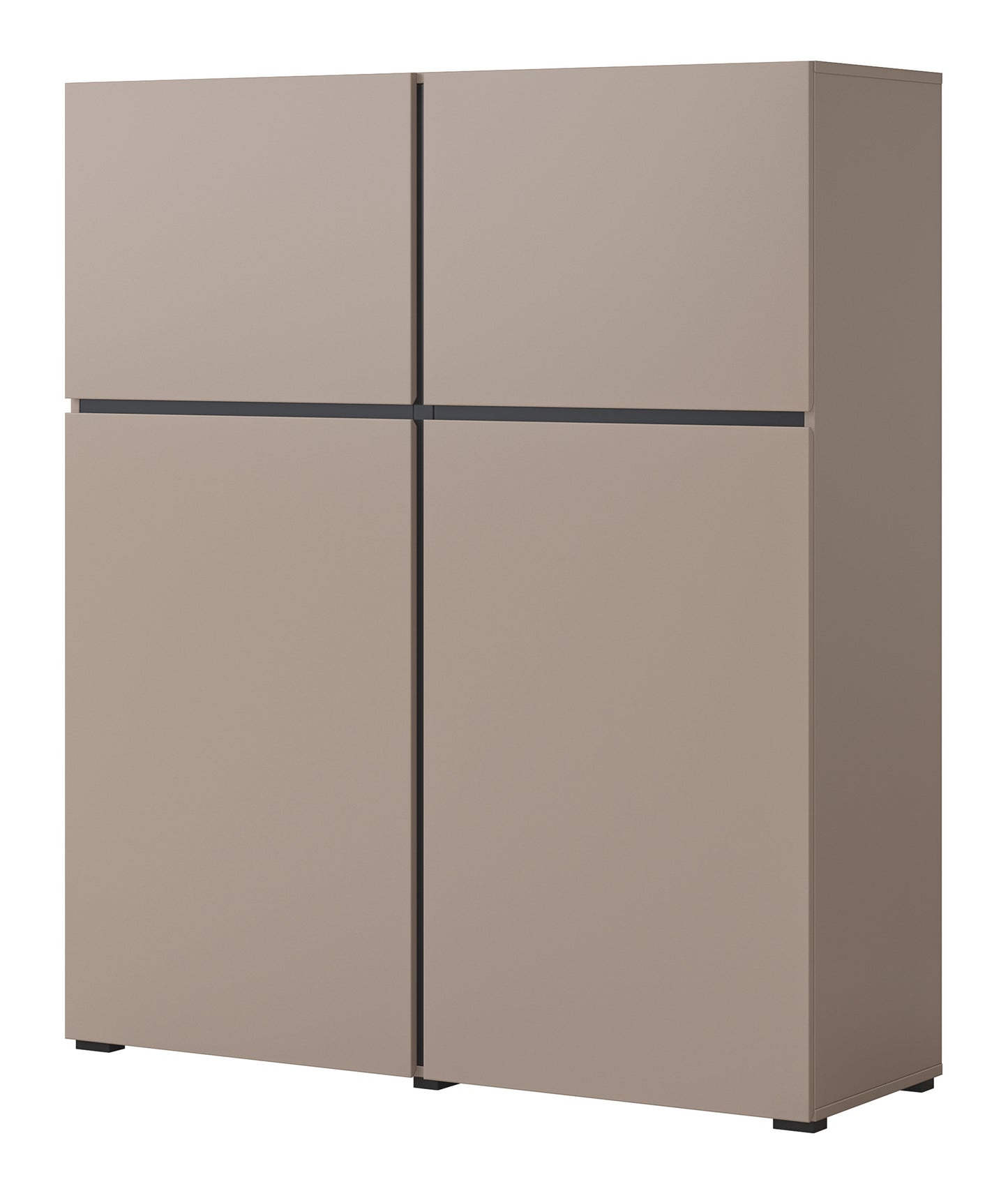 Kumode Kruzat 119/139/40 cm bēšs - N1 Home