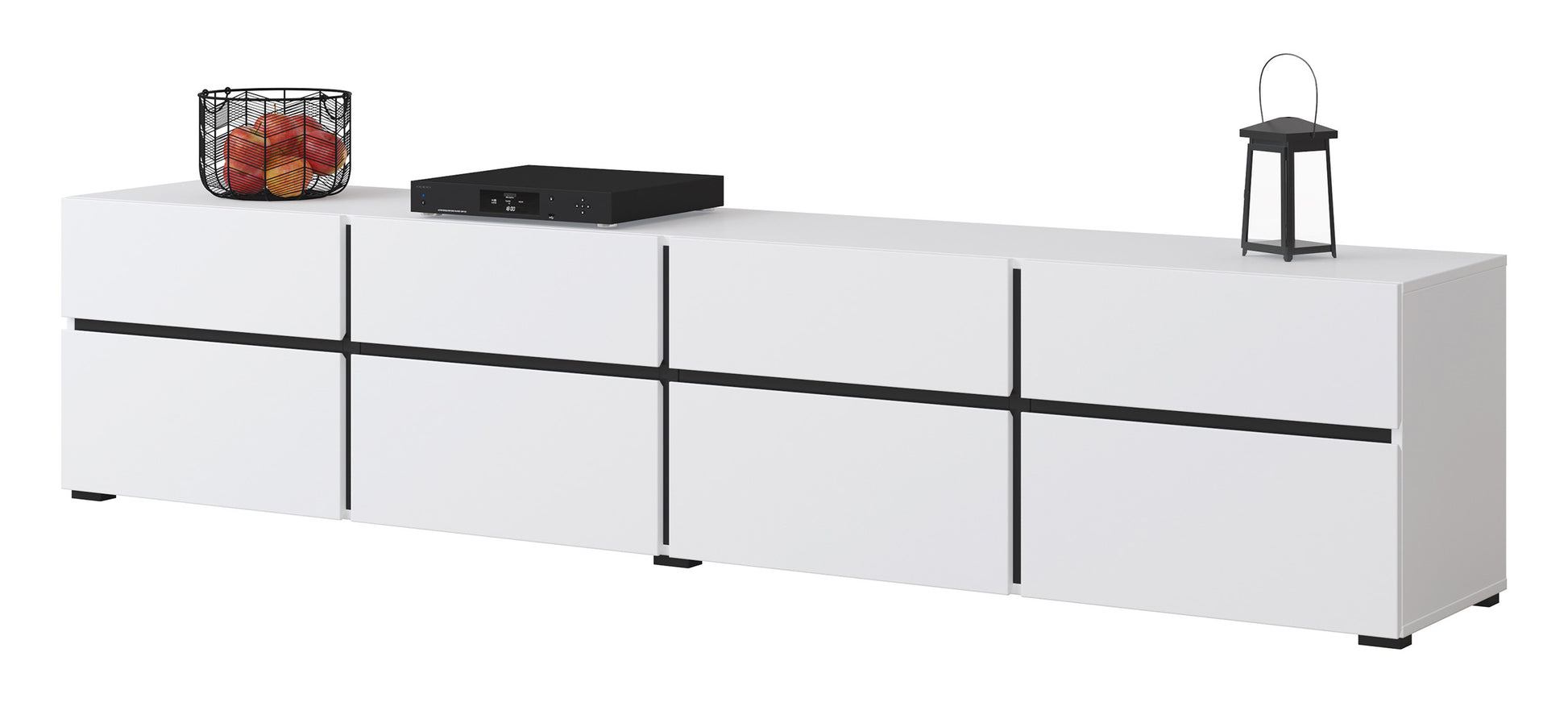 Kumode Kruzat 48/224/40 cm balts - N1 Home