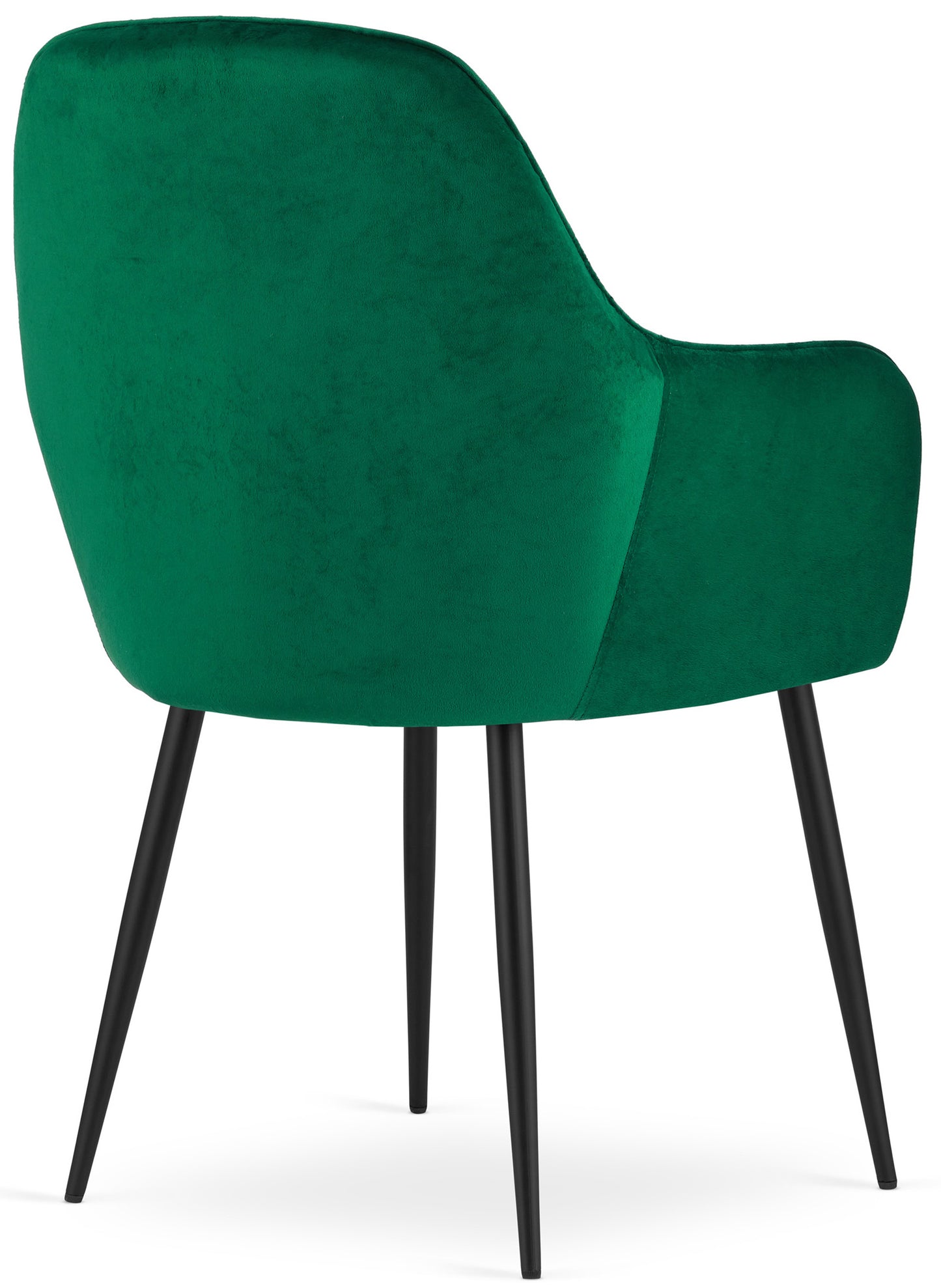 MERSYM Polsterēts krēsls no tumši zaļa samta - N1 Home