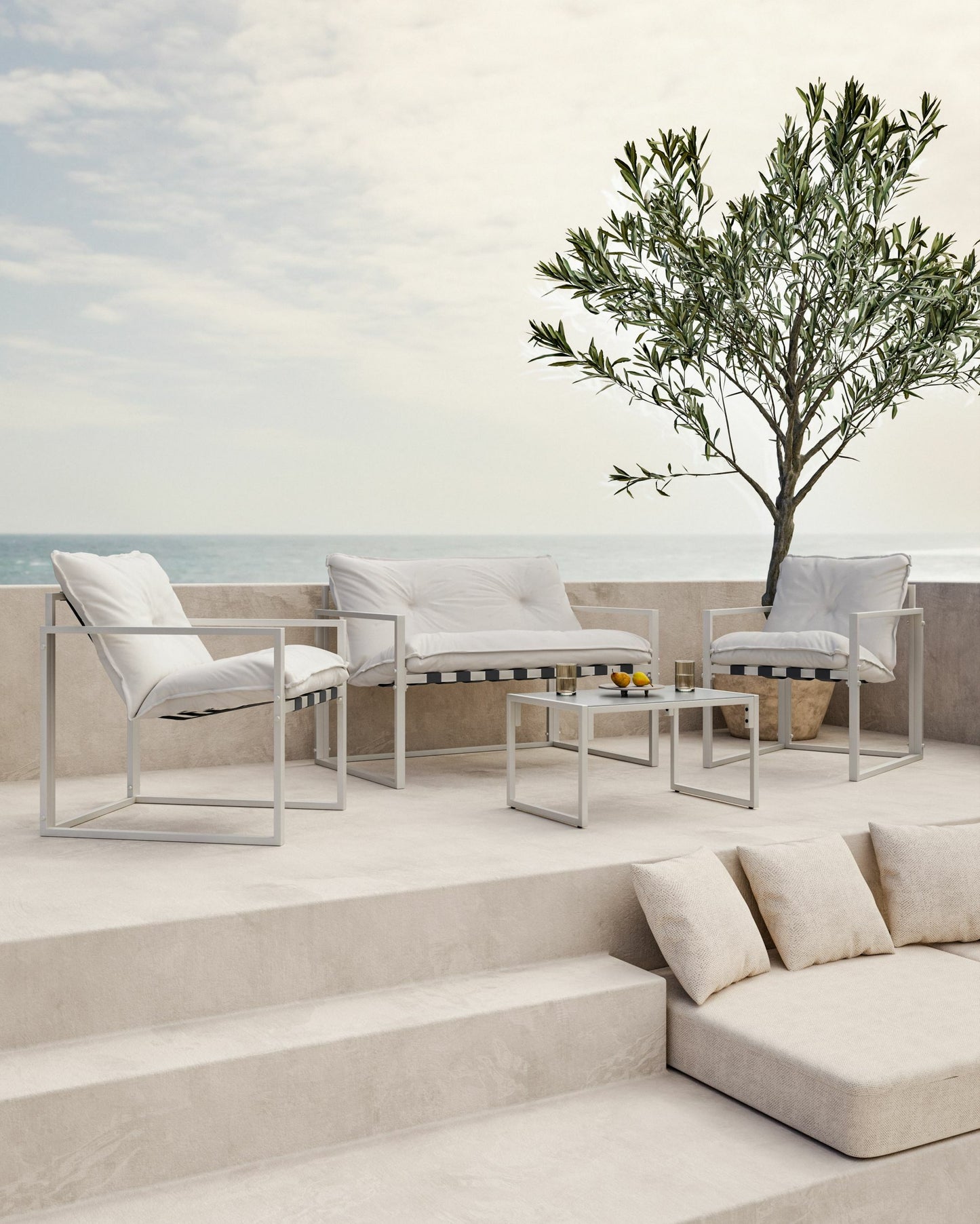 Dārza komplektu Mori krēms - N1 Home