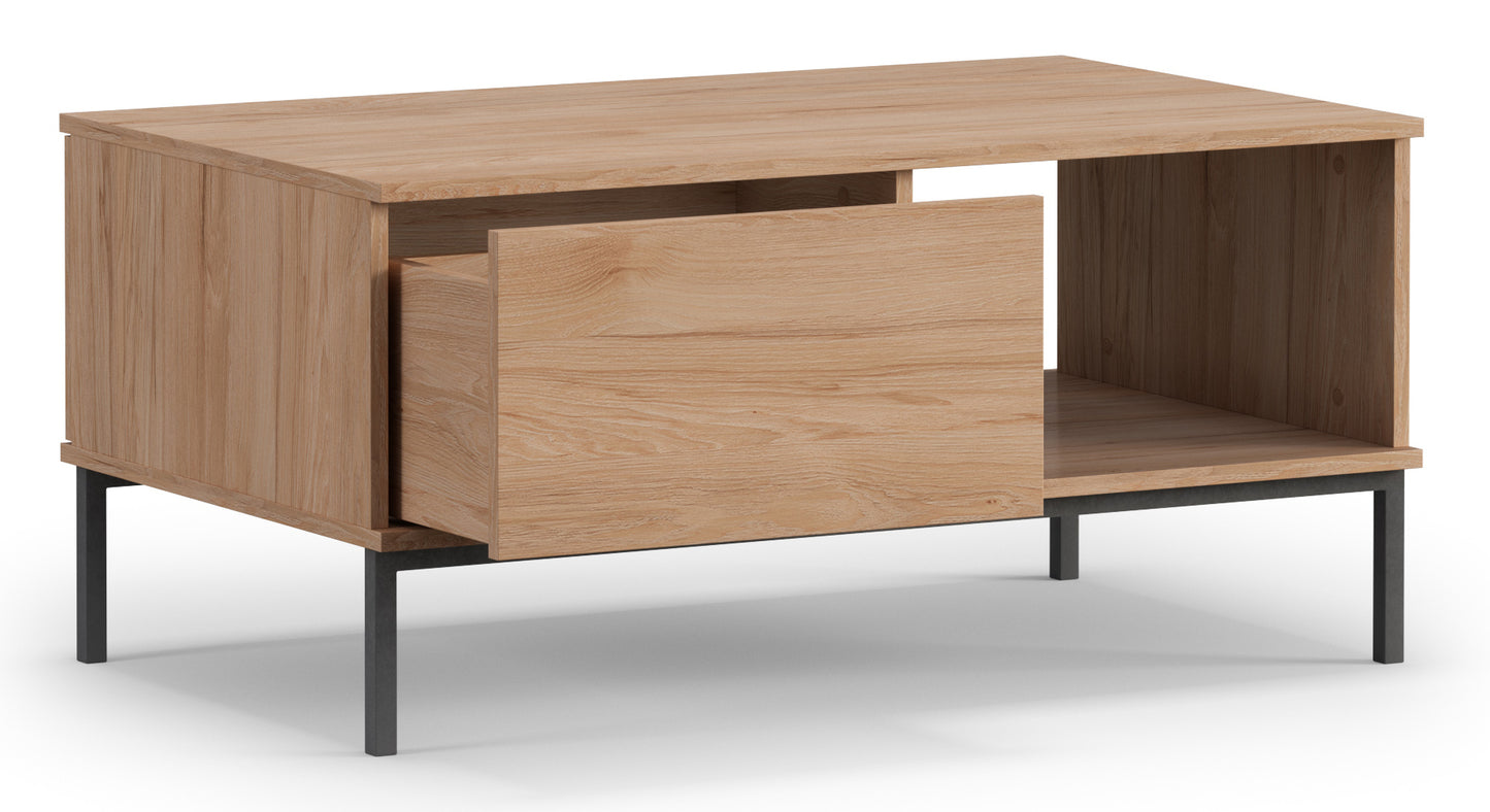 Kafijas galds Polka 47/100/60 cm hikorijs