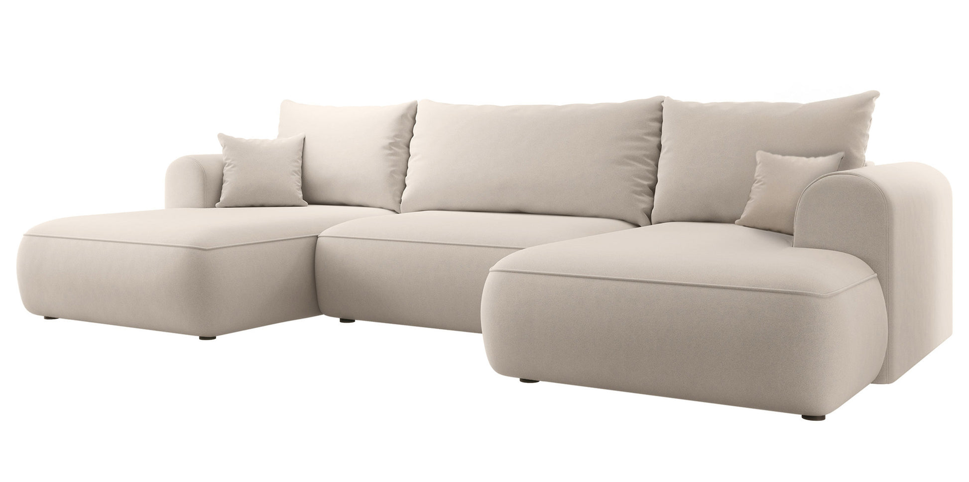 Dīvāns Ovors U 380/95/167 cm Castel 04 - N1 Home