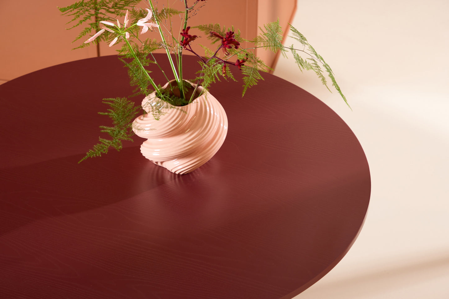 Galds Lenors 110/110/75 cm bordo