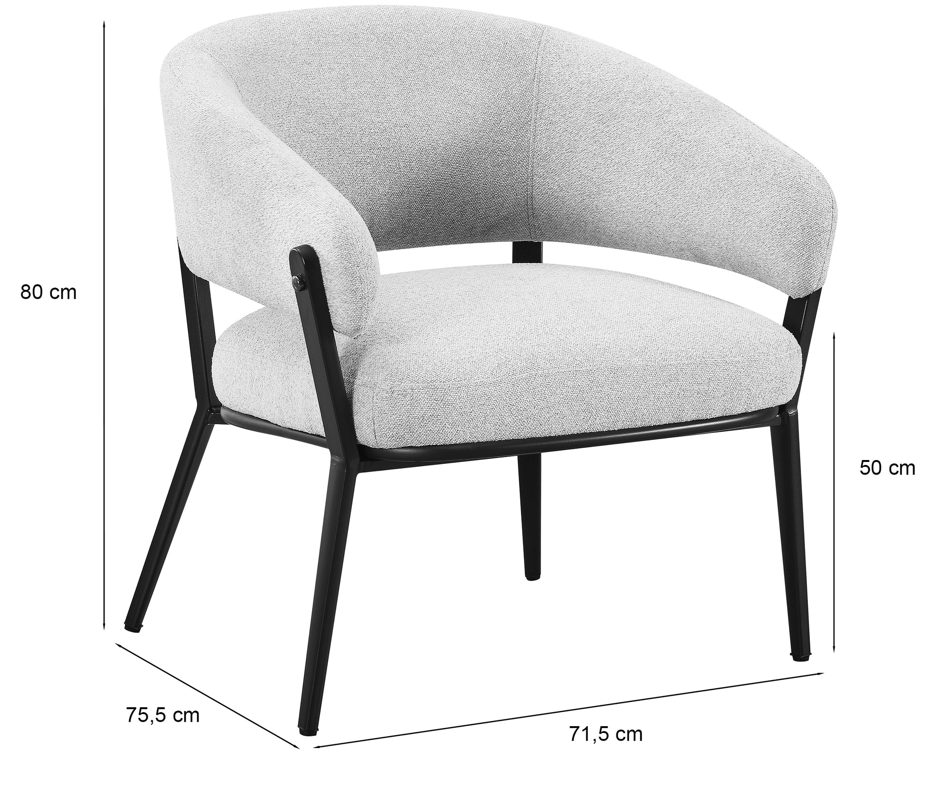 Krēsls Symbo 80/71,5/75,5 cm Liberty 07 - N1 Home