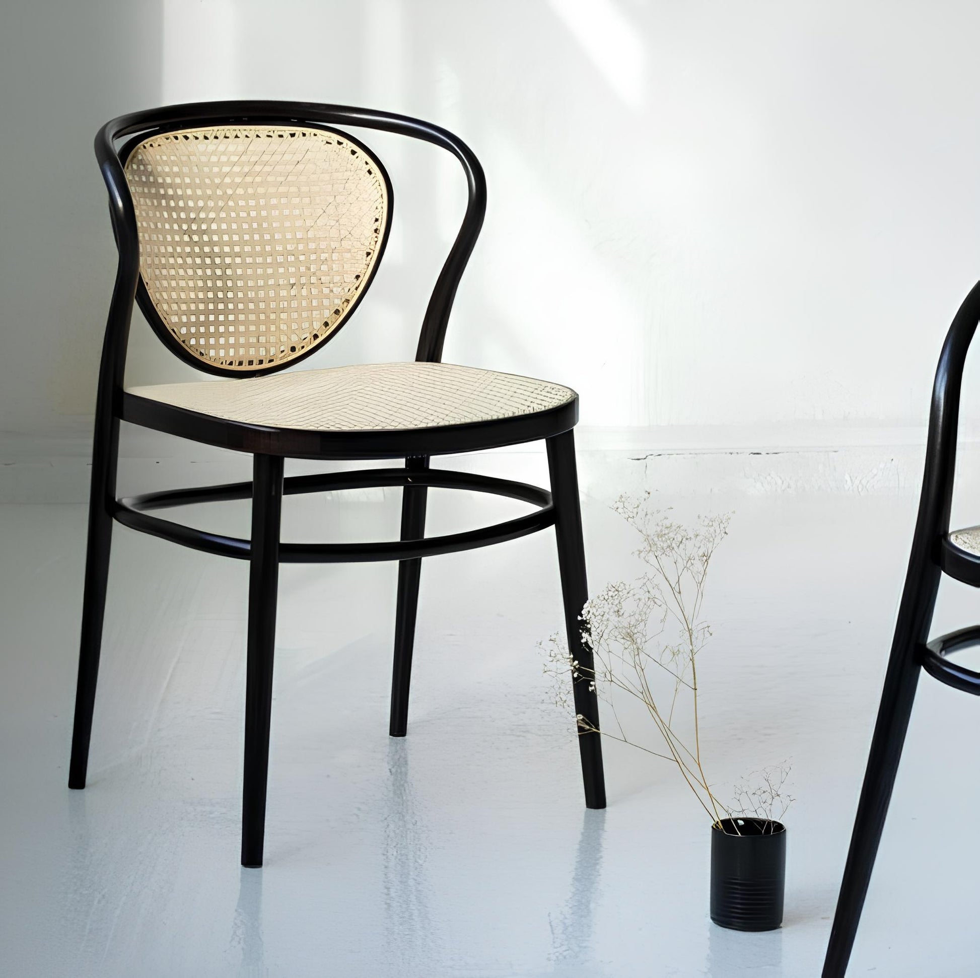 Koka krēsls RP 74/49/46 melns - N1 Home