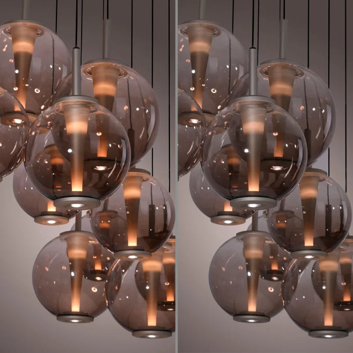 Piekaramā lampa PURE E-Infinity 180/198/35 cm bronza